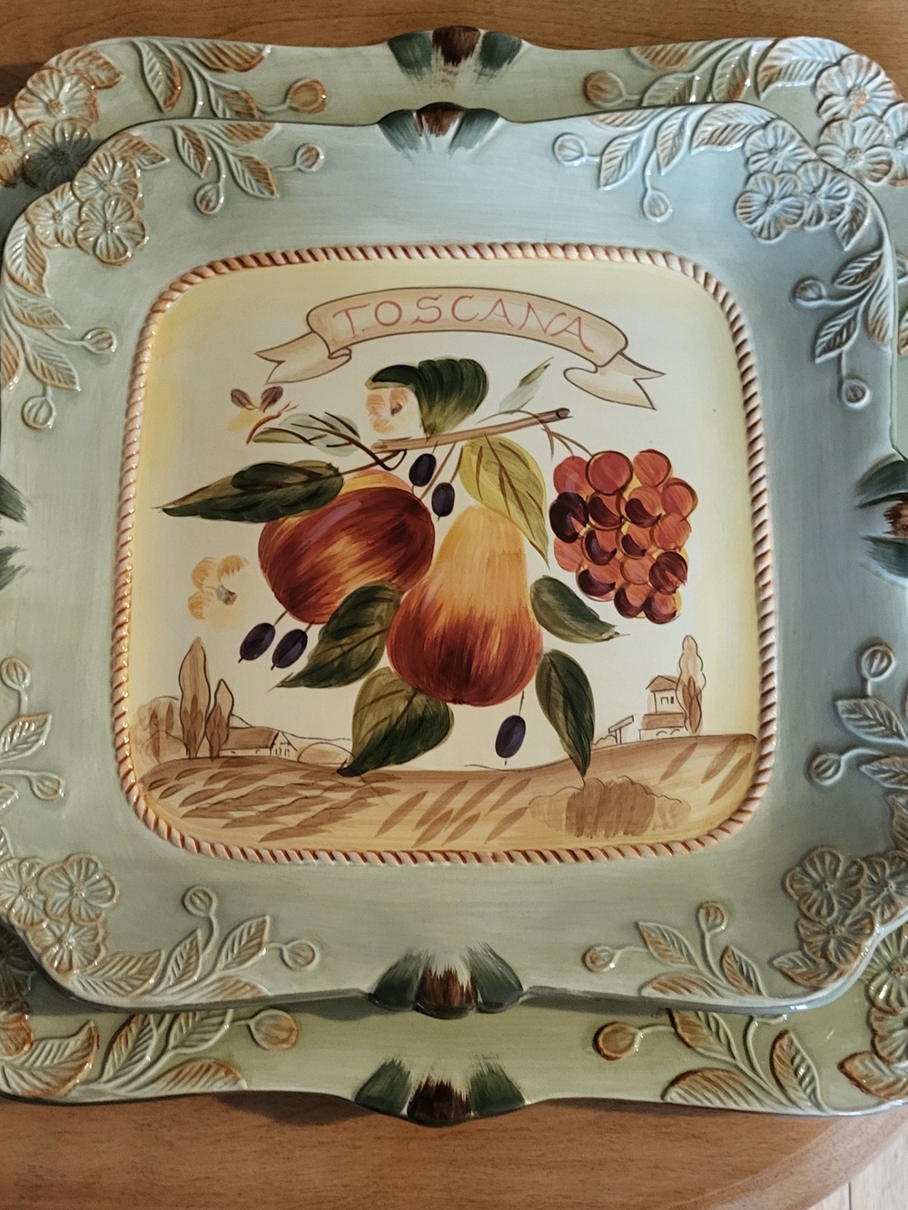 Assiette Decorative Toscana